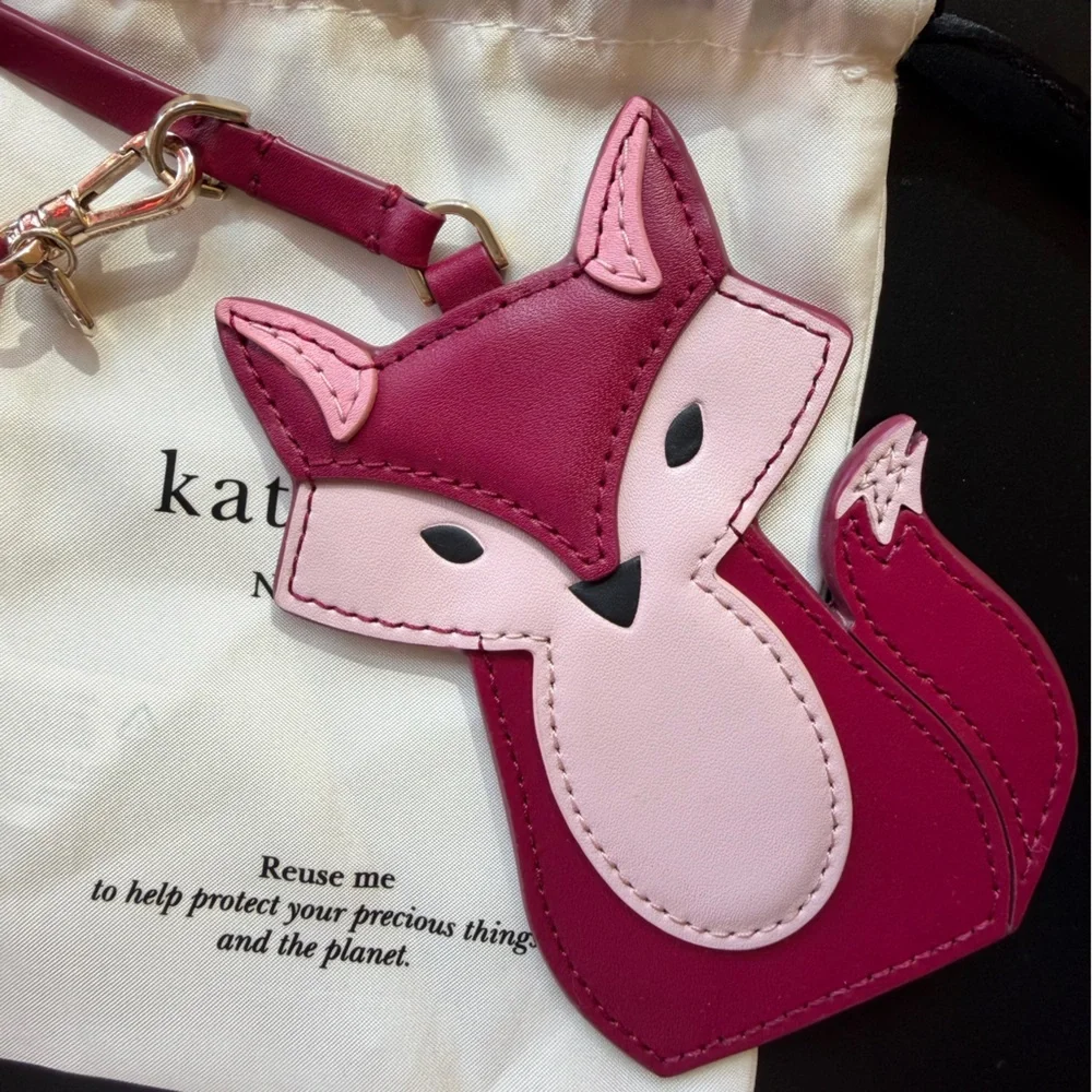 Kate Spade fox keychain - Picture 1 of 3